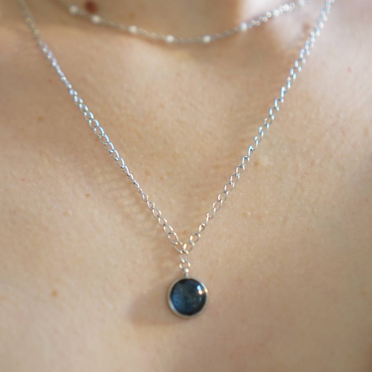 Bleu Lapis - Collier Double