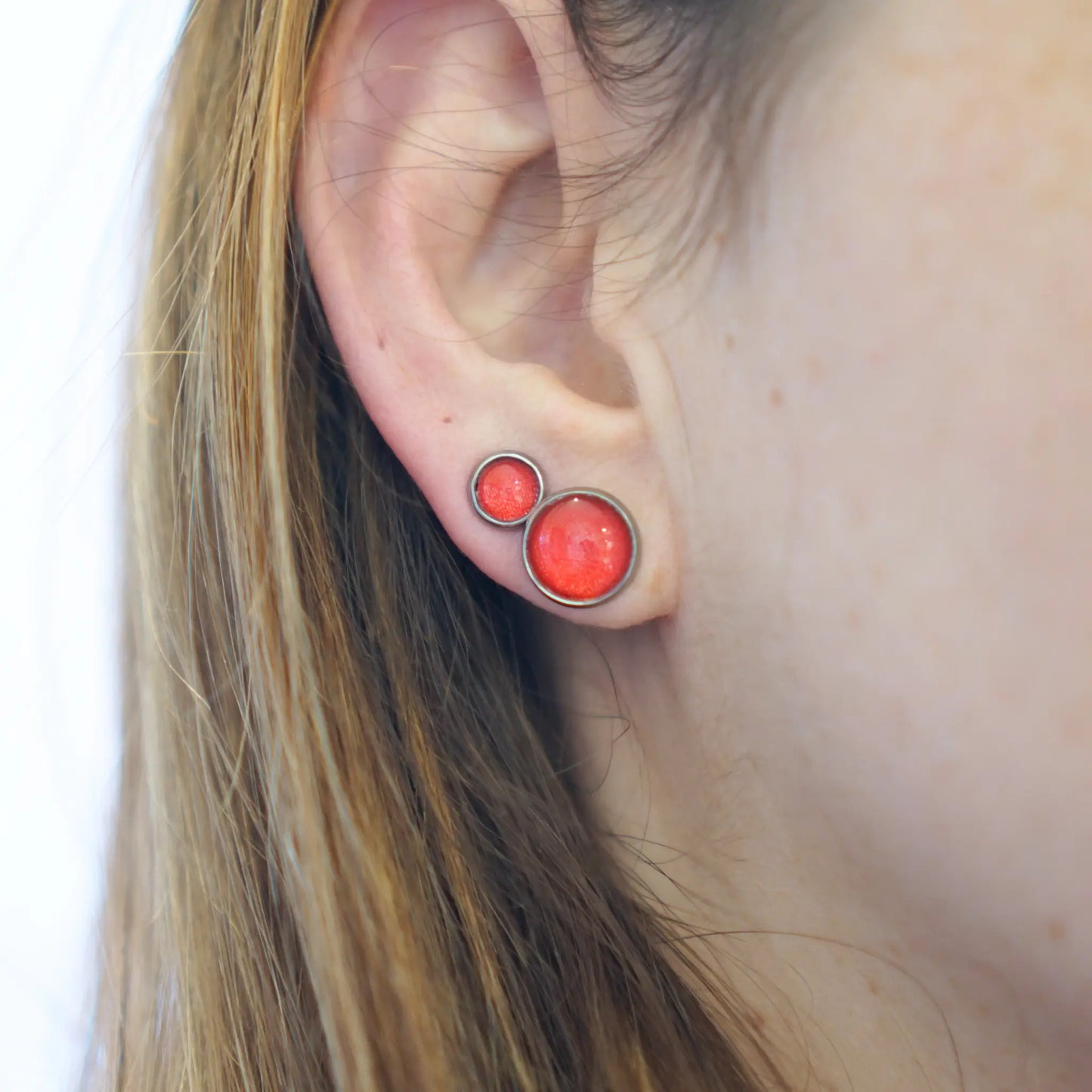 Corail - Puces d'oreilles - Les Chouchous de Justine